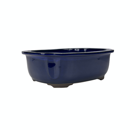 Bonsai-pot blå mokko 28 cm