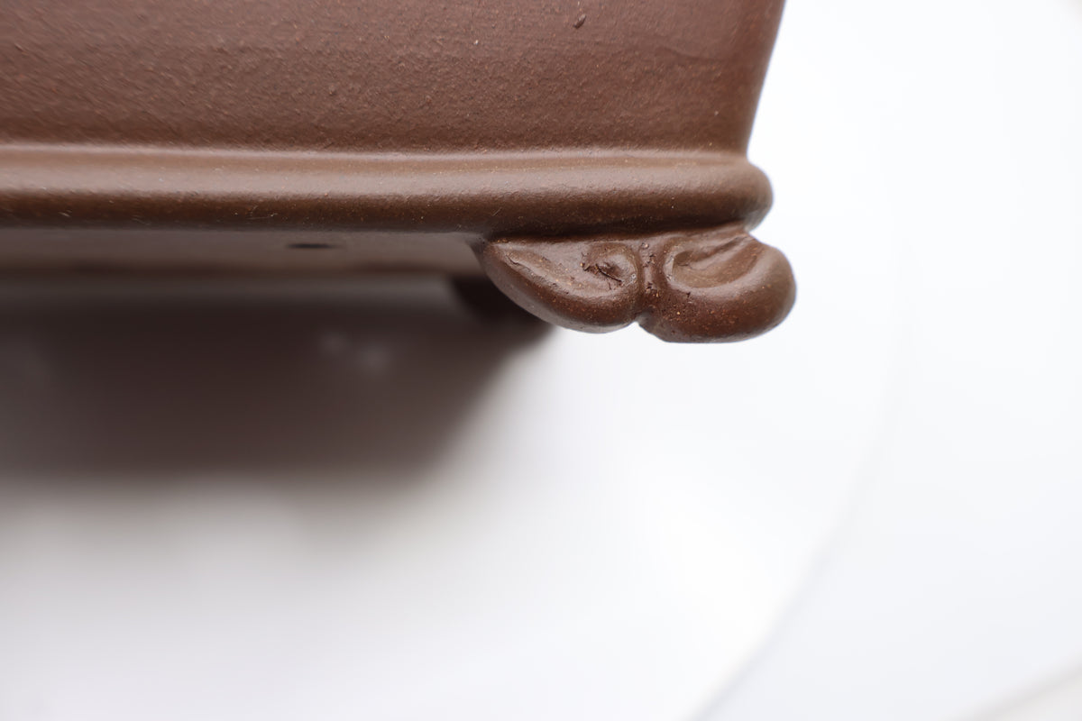 Bonsai pot ongeglazuurd rechthoekig 20cm