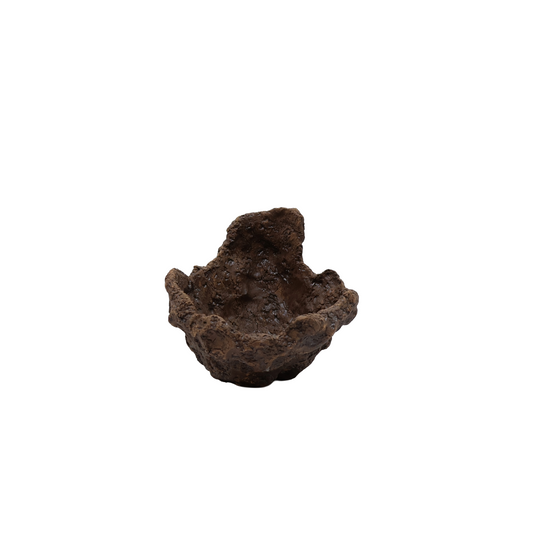 Bonsaiskål måneform – håndlavet 11 cm