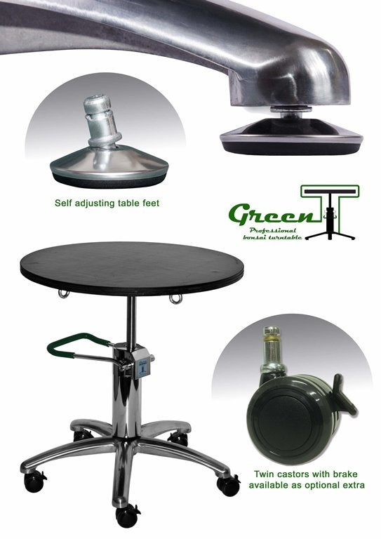 Green T Hydraulic Lift Bonsai Ronde Draaitafel PLUS
