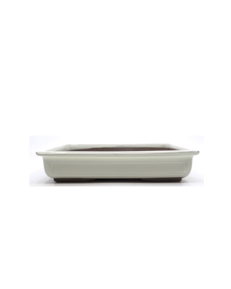 Bonsai pot creme rechthoekig 25cm
