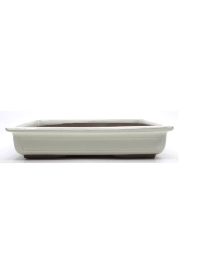 Bonsai pot creme rechthoekig 36cm