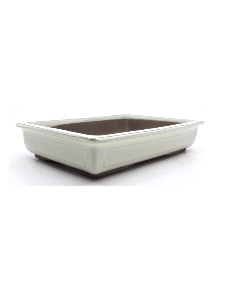 Bonsai pot creme rechthoekig 30cm