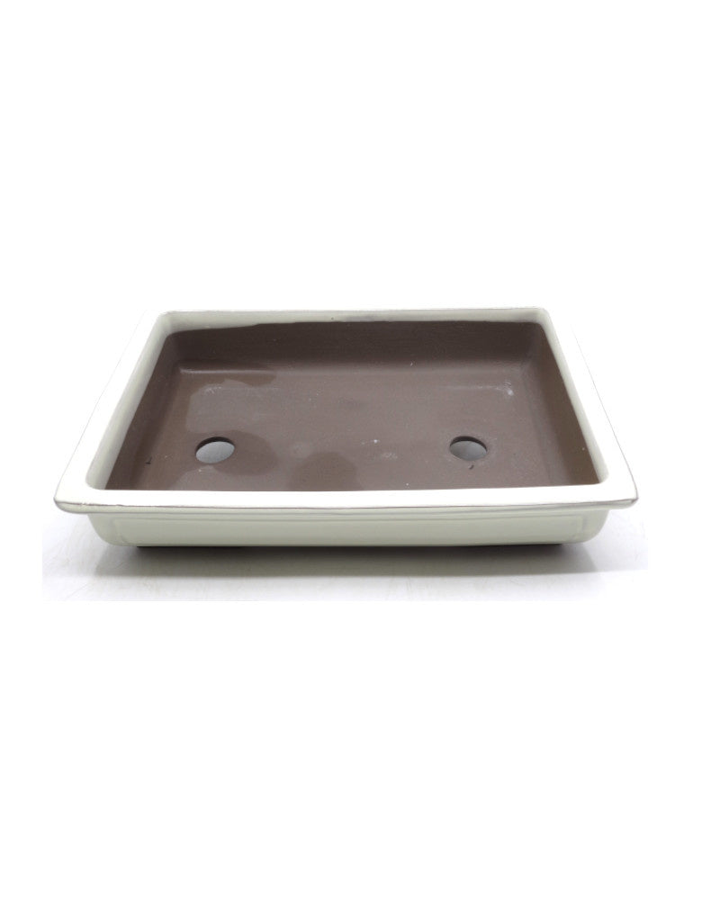Bonsai pot creme rechthoekig 40cm