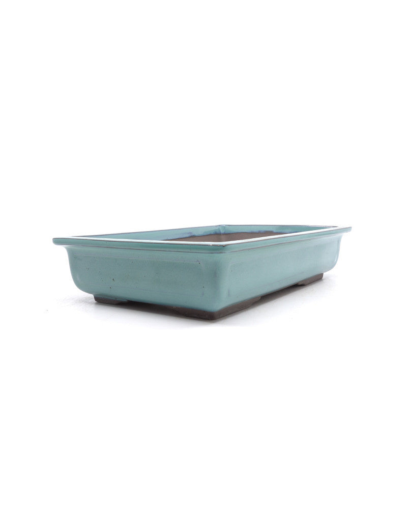 Bonsai pot groen rechthoekig 25cm
