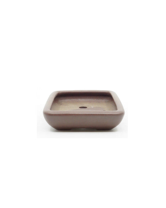 Bonsai pot Yixing ongeglazuurd rechthoek 16.5 cm
