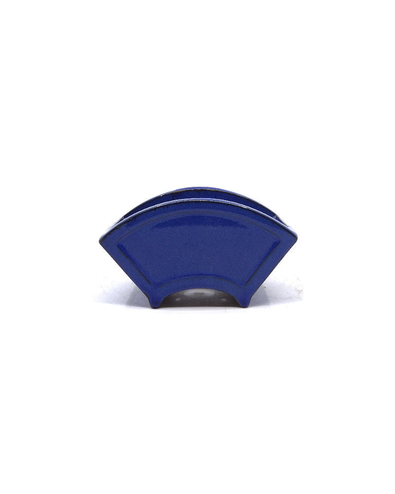 Bonsai pot blauw fan 15cm