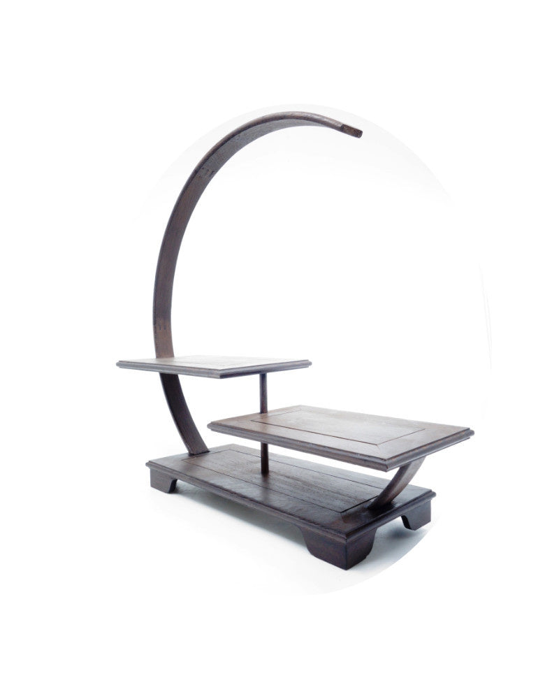 Shohin bonsai plank open cirkel 33cm