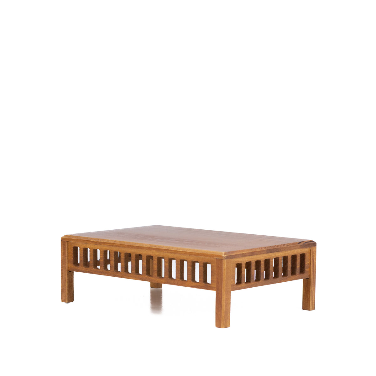 Bonsaibord lysebrun, træ med lameller 25 cm