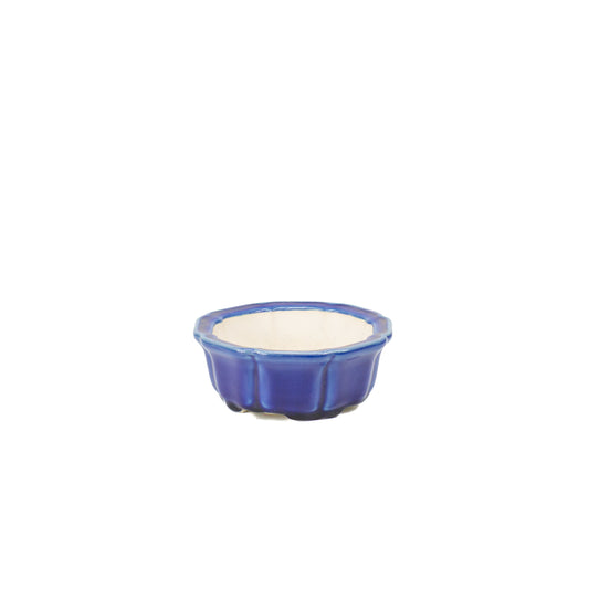 Bonsai Yixing pot blauw lotus 13cm