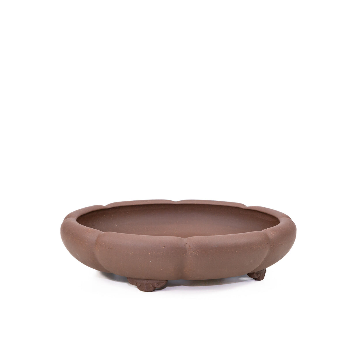 Bonsai pot ongeglazuurd chrysanten rond 30cm