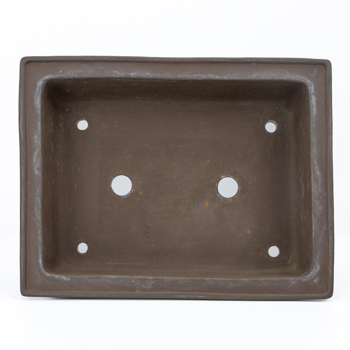 Bonsai pot Yamaaki ongeglazuurd gebruikt rechthoek 29.5cm