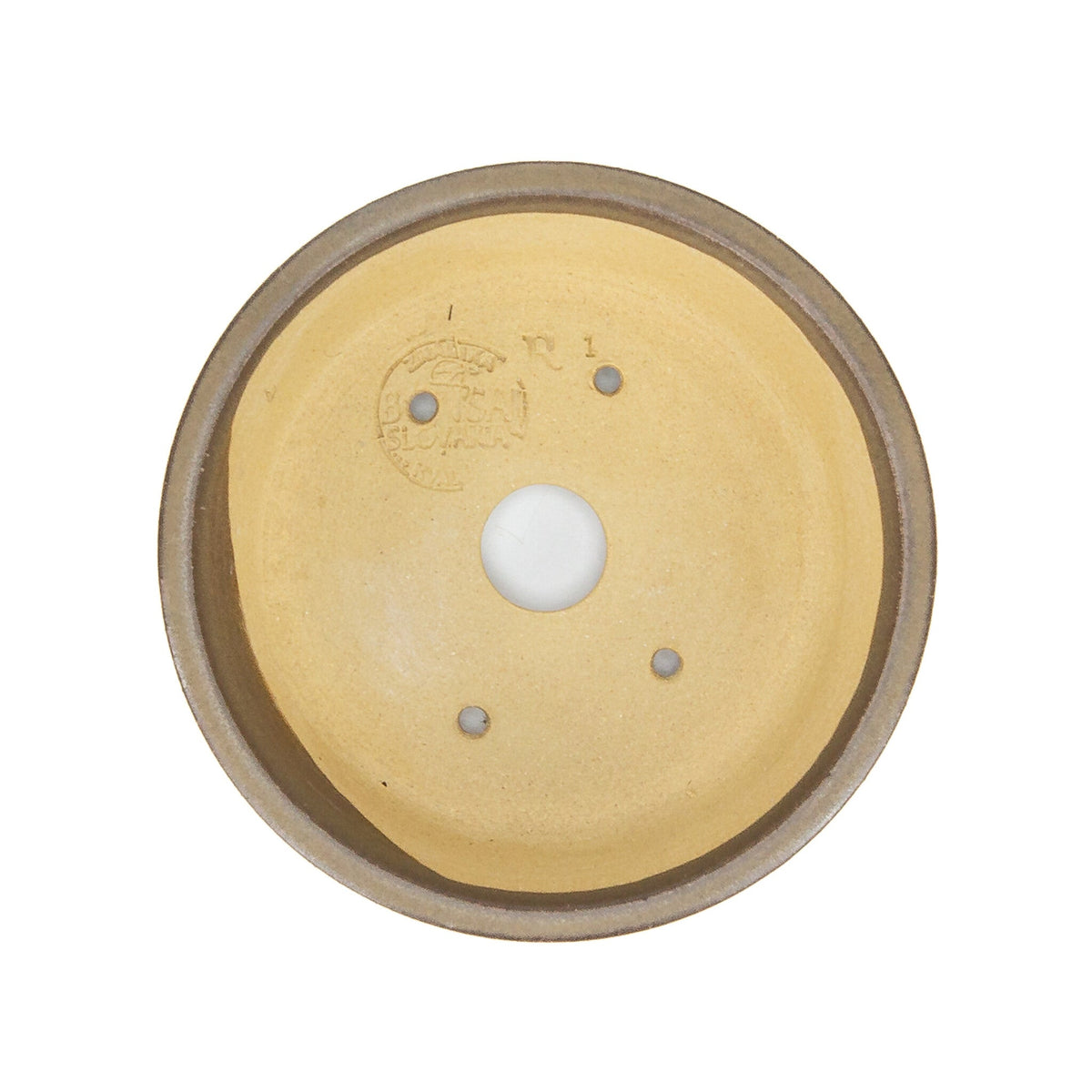 Bonsai pot bruin mat rond 11.3cm