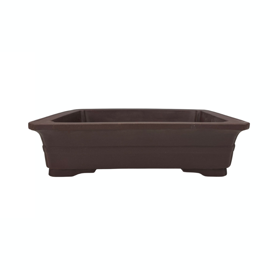 Bonsaikrukke - rektangulær, uglaseret (35 cm bred)