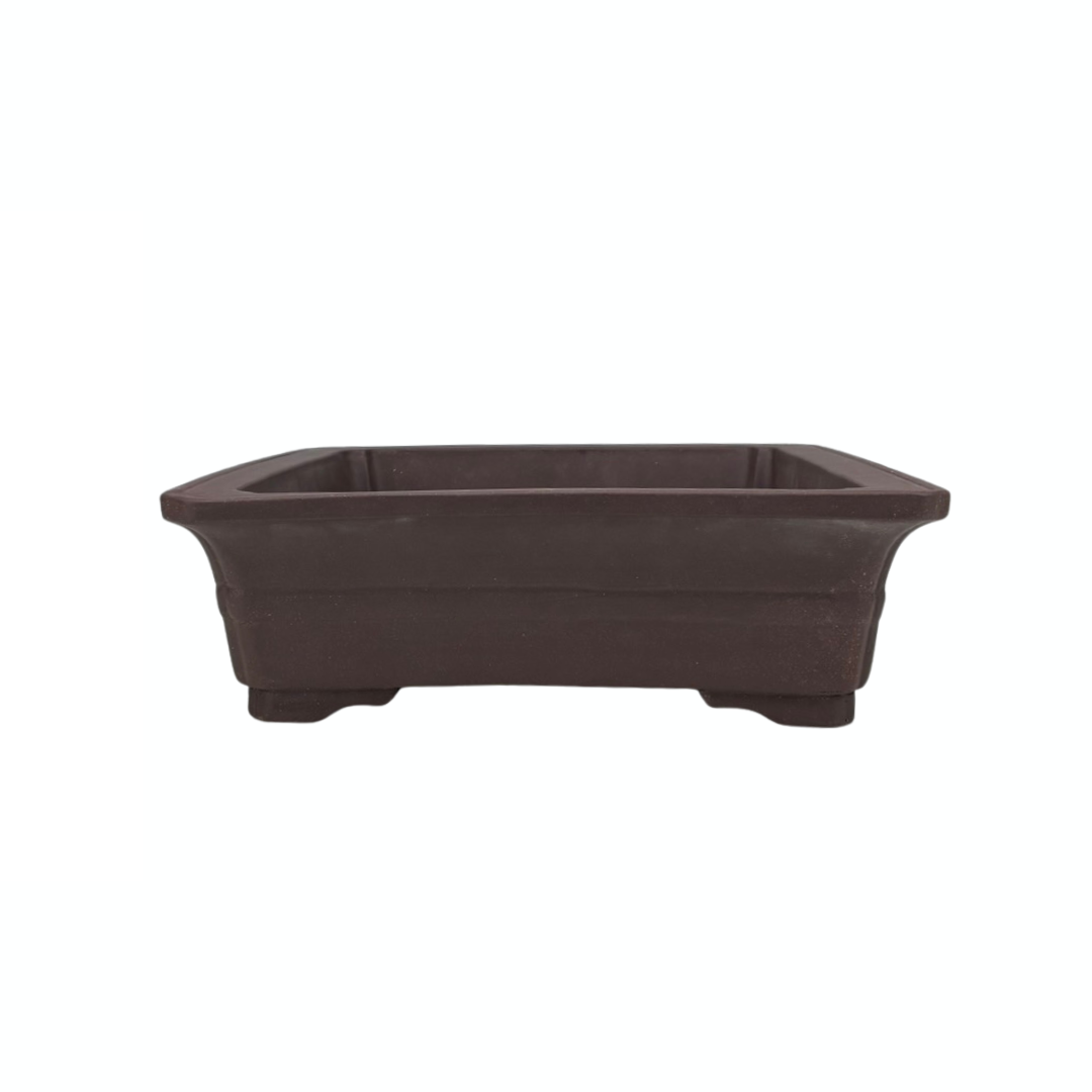 Bonsaikrukke - rektangulær, uglaseret (35 cm bred)