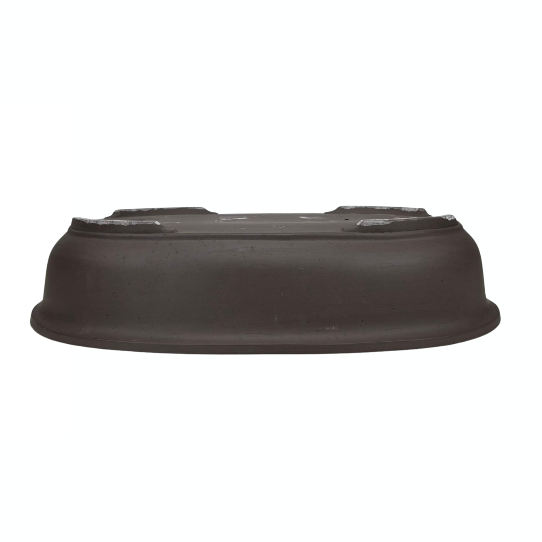 Bonsai-pot - oval, uglaseret (41 cm bred)