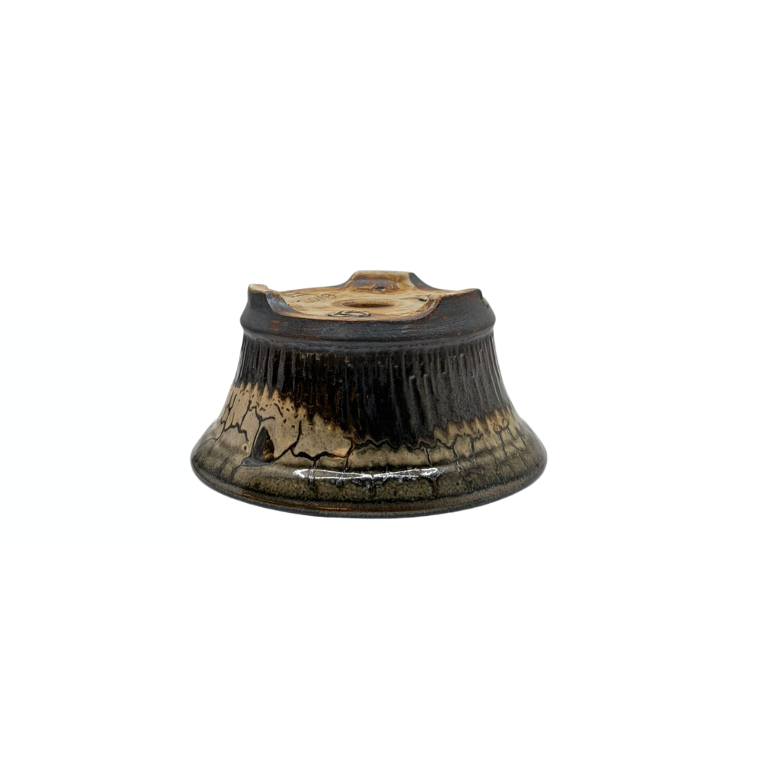 Bonsaikrukke kul med beige detaljer René Lecocq 13 cm