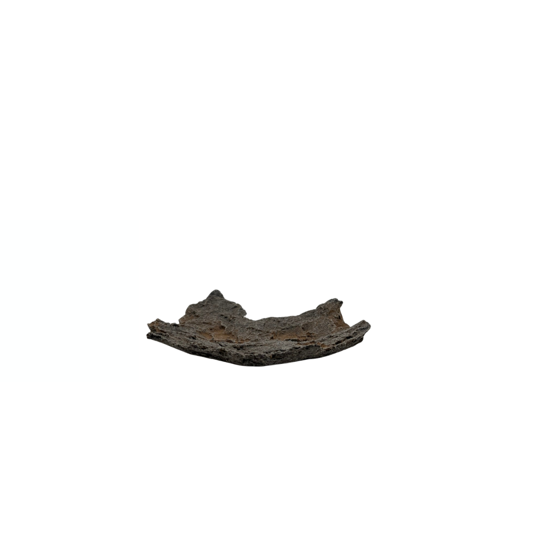 Bonsai-plade brun med rustaccenter 16cm