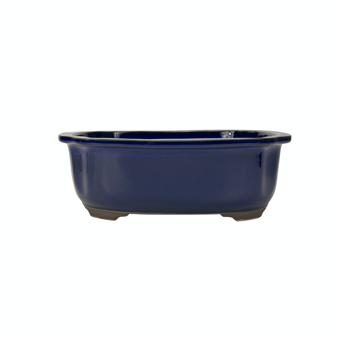 Bonsai pot blauw mokko 28cm