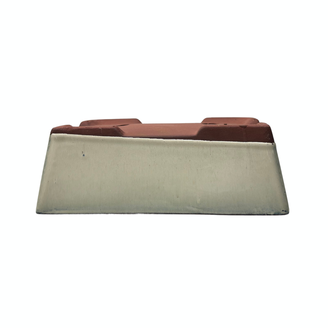 Bonsai pot creme rektangulær 30cm - sæt
