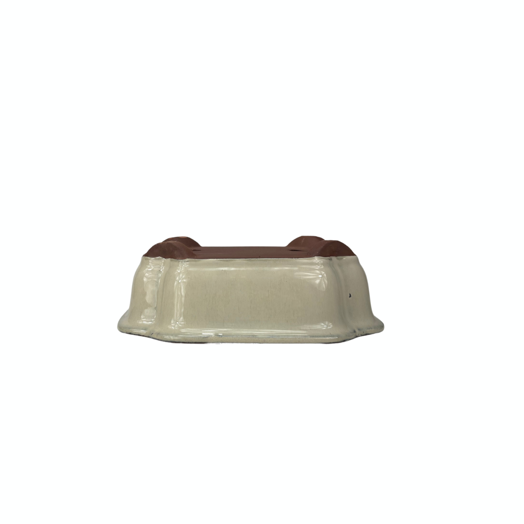 Bonsai-potte creme mokko 16cm - sæt