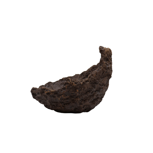 Bonsaiskål måneform – håndlavet 22 cm
