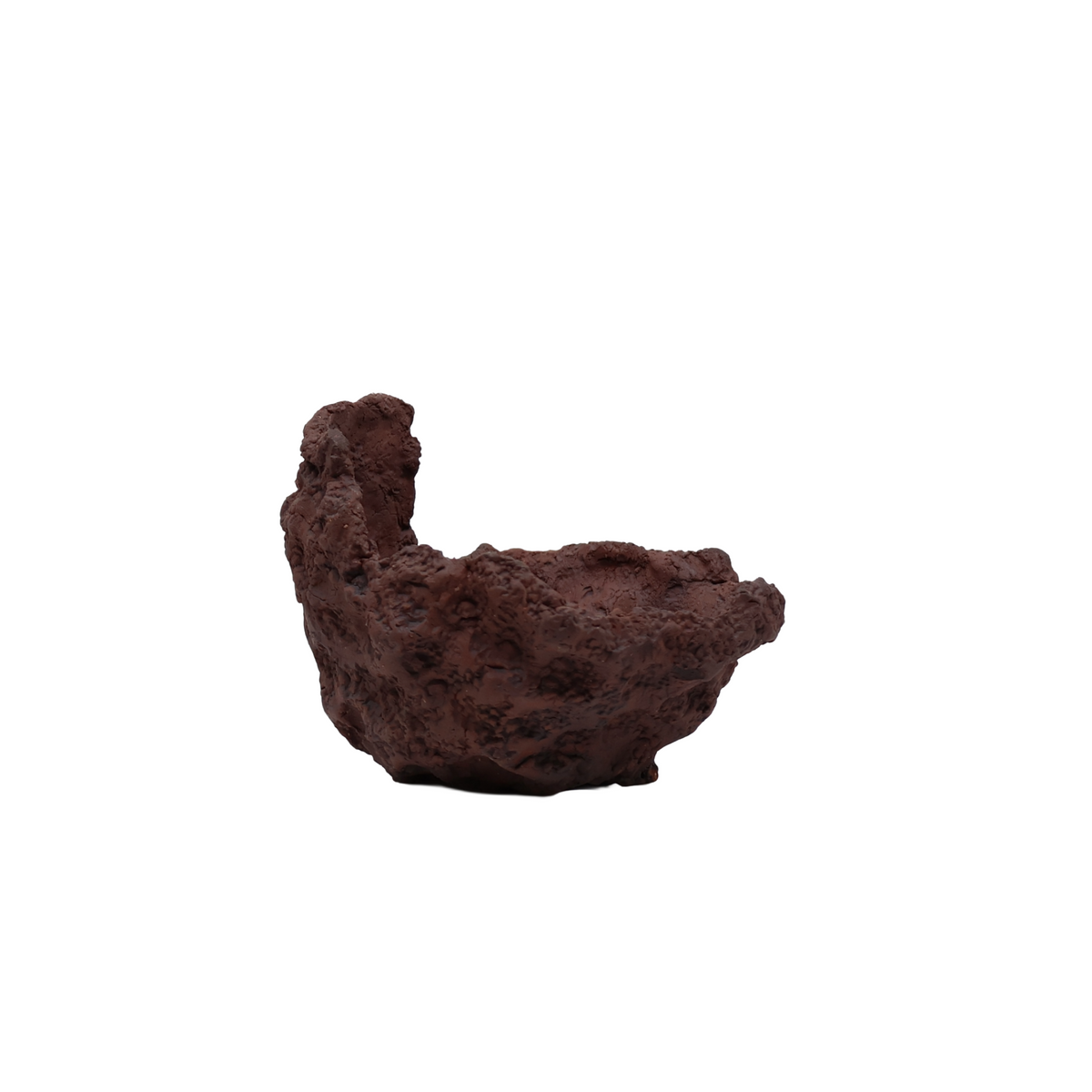 Bonsai-pot måneform – håndlavet 12 cm