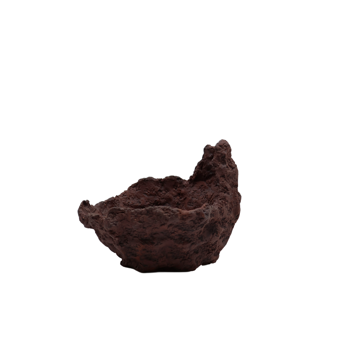 Bonsai-pot måneform – håndlavet 12 cm
