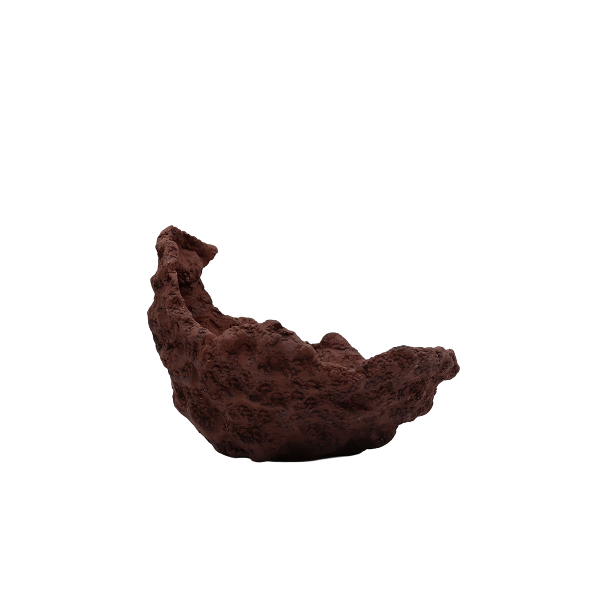 Bonsai-krukke måneform – håndlavet 16cm