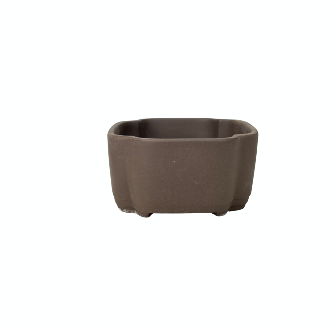 Bonsai-pot uglaseret mokko 18 cm
