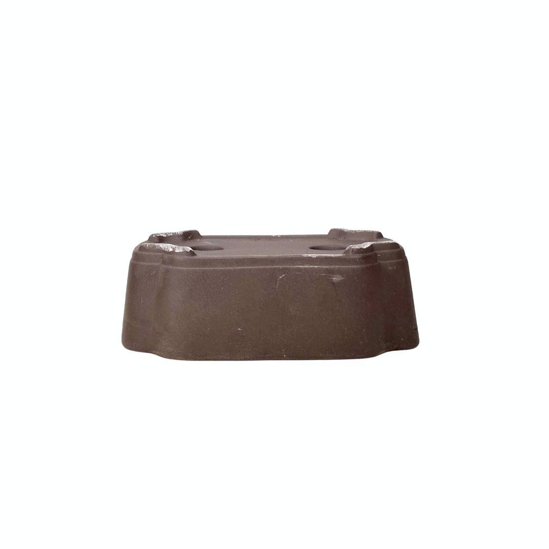 Bonsai-pot uglaseret mokko 18 cm